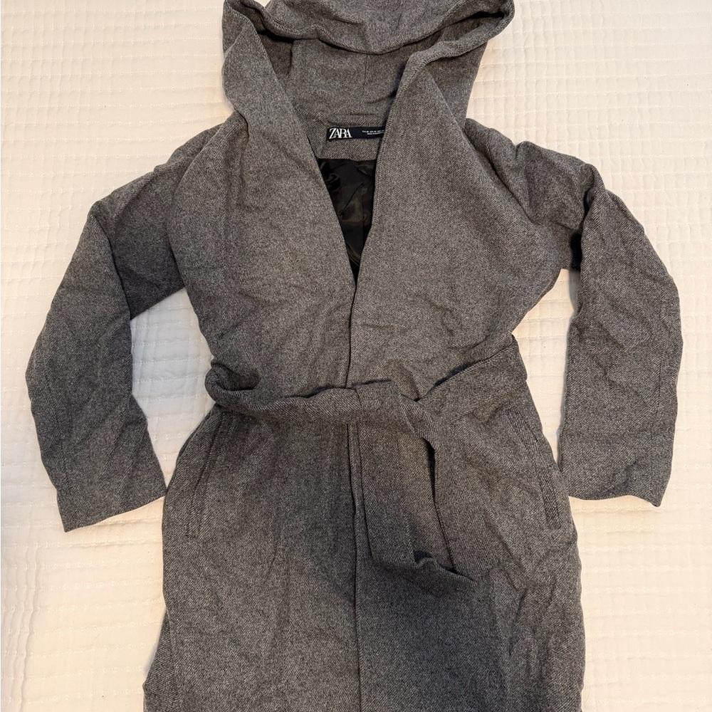Zara Gray Trench Coat